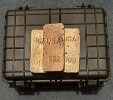Hand Poured Pure Copper 1lb Bars