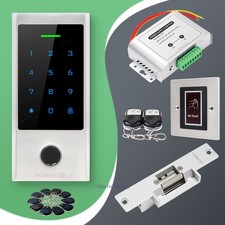 HOMSECUR Weatherproof WIFI Fingerprint RFID Access Control Set Lock APP Unlock