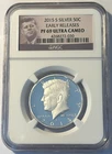 2015s Kennedy Silver Proof Half Dollar PF69 Ultra Cameo NGC Early Releases