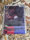 Digimon Card Game Guilmon X Antibody Reprint Advanced Booster  Gen EX8-009 R