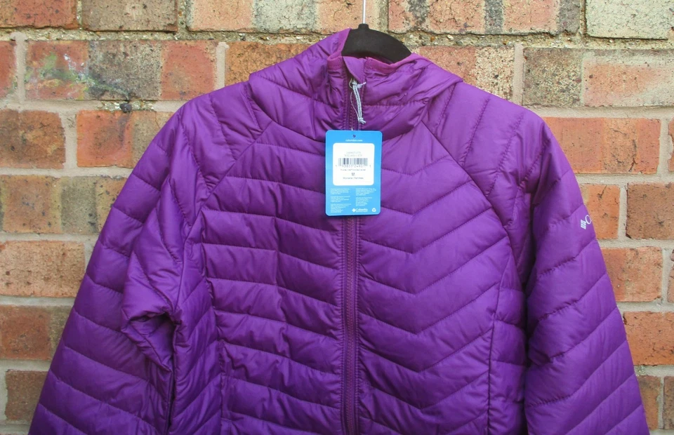 Columbia Women's Insulated Coat, Powder Light Omni-Heat Quilted Jacket Med BNWTs - Image 3 of 4