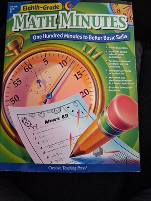 Eighth-Grade Math Minutes:  One Hundred Minutes To Better Basic Skills Workbook