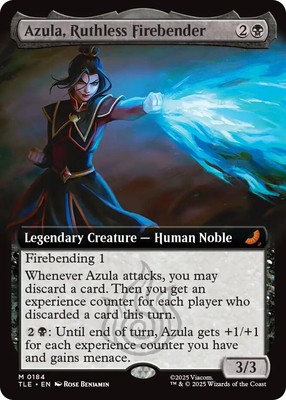 1 x Azula, Ruthless Firebender - Extended Art - Avatar: The Last Airbender: Eter