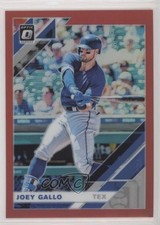2019 Panini Donruss Optic Red Prizm 39/60 Joey Gallo #112 lw9