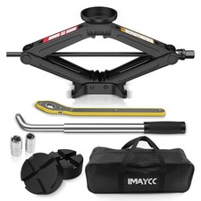 Imaycc Car Jack Kit 2.5 Ton Universal Scissor Car Jack Portable Tire Changi...