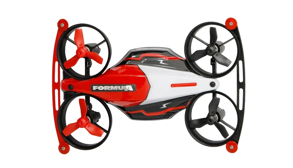 FORMULA TRACK RACE DROHNE MIT RENNSTRECKE ROT mit 4 Spiele Modus AMEWI 25359 - Bild 4 von 4