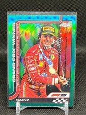 Carlos Sainz 2025 Topps Chrome Formula 1 F1 Mexico GP Winner #112 Teal /299
