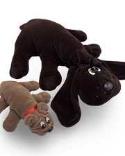 Vintage 1985 Tonka Pound Puppies Plush Lot Brown Dogs Large & Small