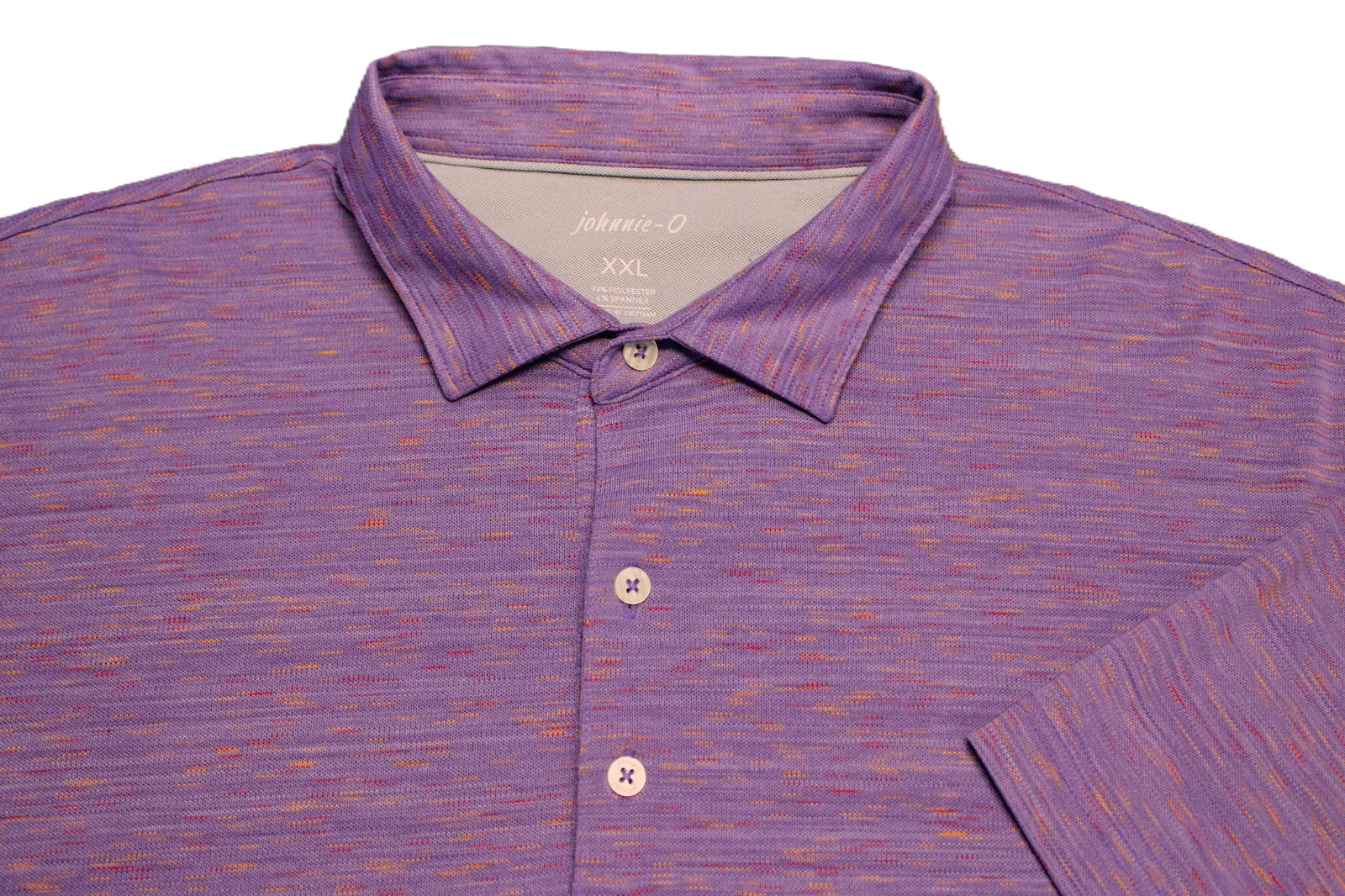 Johnnie-O Stretch Poly Spandex Golf Shirt--2Xl--Wrinkle Free--Spotless!