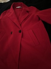 Gorgeous Red Christian Dior Coat. Cashmere/wool. Size 38. NWOT