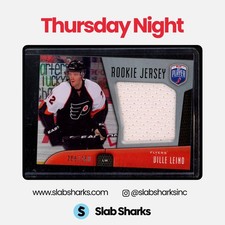 2009 UPPER DECK BE A PLAYER #RJ-VL VILLE LEINO ROOKIE JERSEY RC /250