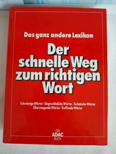Der schnelle Weg zum richtigen Wort Neu 800 Seiten Schwierige Wörter Erklärungen