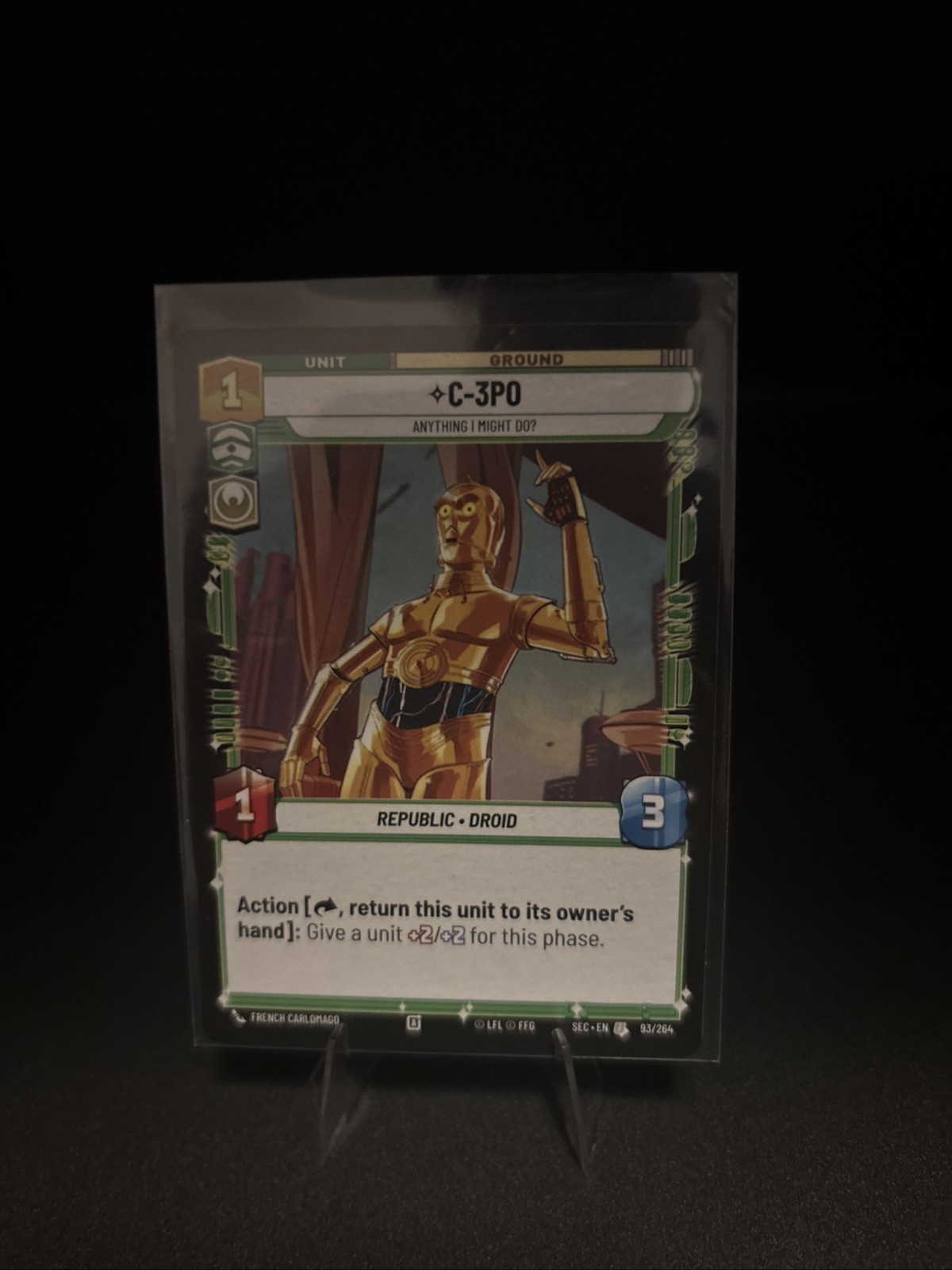Star Wars: Unlimited - C-3PO - Secrets of Power NM/M Condition