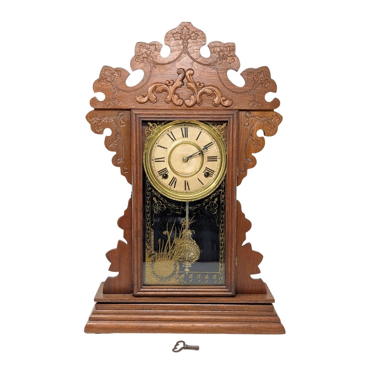 EN Welch 1890 #4 8-Day Gingerbread Mantel Clock | eBay