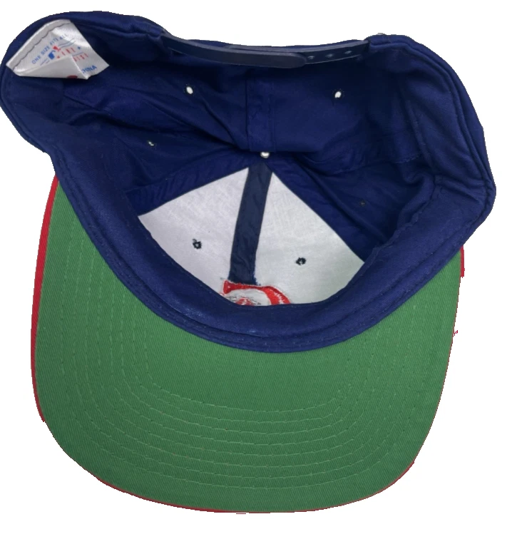 VTG Genuine Merchandise Twins CALIFORNIA ANGELS SNAPBACK HAT CAP Navy/Red TWILL - Image 3 of 4