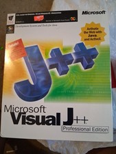 Vintage Microsoft Visual J Professional Edition Boxed CD-ROM for Windows 95/NT