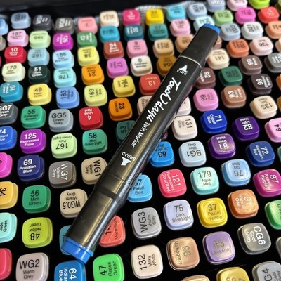 168 Colors Art Markers Pens, Dual Tips Alcohol Markers Permanent Sketch Markers