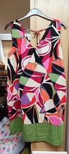 Ladies Multicoloured Summer Next Dress Size 16R with Pockets
