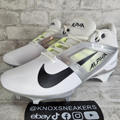 Nike Alpha Menace 4 Pro White Grey Football Cleats FD7037  display picture 1