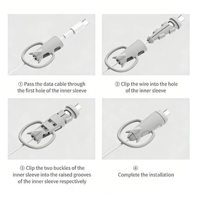 Universal Silicone Charging Wire Protectors Guard And Organizers For Mobile