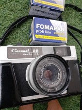 Canon Canonet 28 Viewfinder Camera Analog- Canon Lens 2.8 40mm In Leather Case