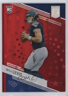 2023 Donruss Elite Rookies Aspirations Stars /299 Will Levis #197 Rookie RC o8g