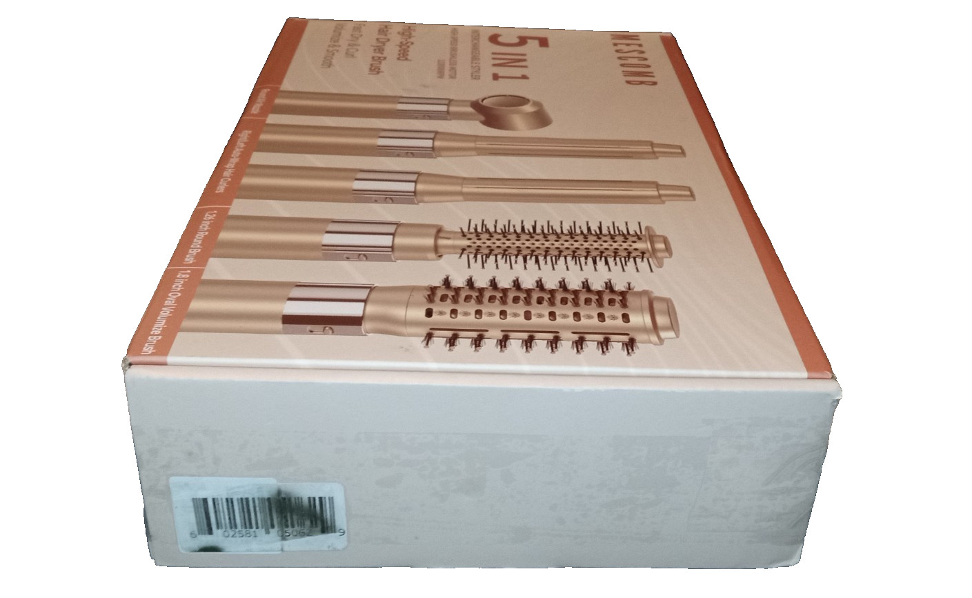 Mescomb 5 in 1 Hair Air Styler Rotating Hair Dryer Brush 110000 RPM  Frizz-Free