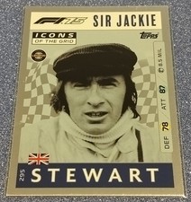 2025 Jackie STEWART - [TURBO ATTAX] - FORMULA 1 ICONS OF THE GRID FOIL CARD #295