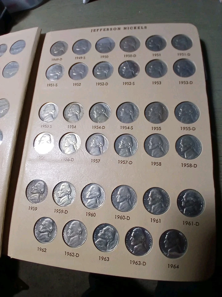 1938- 2016 JEFFERSON NICKEL COLLECTION COMPLETE WITH PROOFS. ( 213 PCS ). - Image 3 of 4