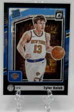 Tyler Kolek 2024-25 Panini Donruss Optic #257 Black Pandora Prizm RC /15! Knicks
