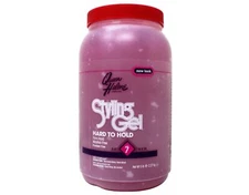 Queen Helene Hard to Hold Styling Gel, Firm Hold 7, Alcohol Paraben Free, 5 Lb