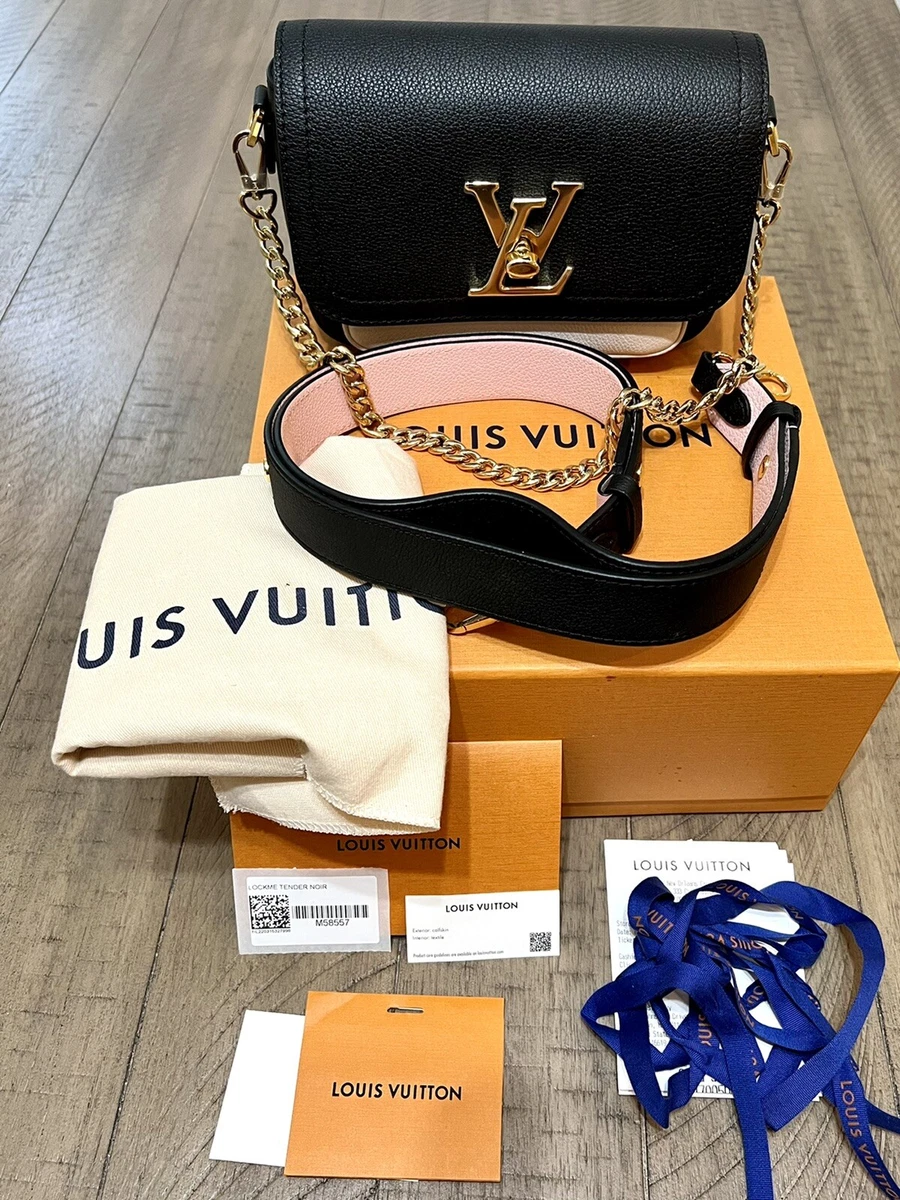 Louis Vuitton Lockme Tender Black Calf