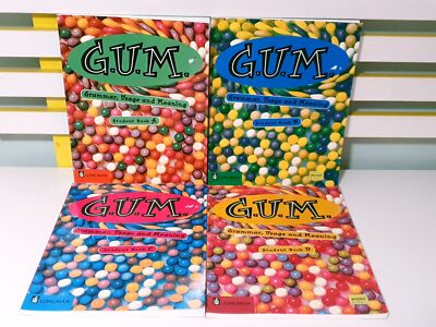 Lot of 4x G.U.M.: Grammar, Usage and Meaning Student PB Books! By Pearson