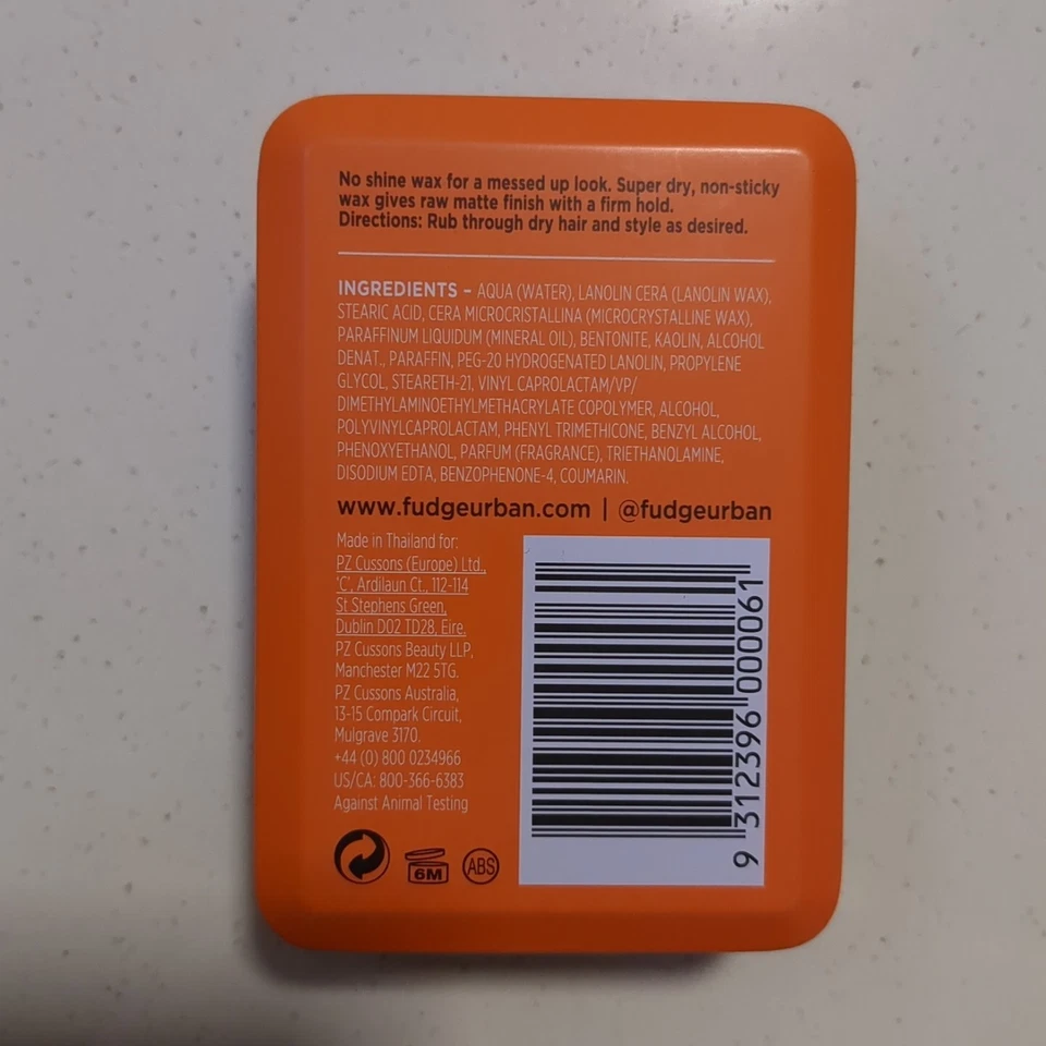 FUDGE Urban Hair Wax Matte Super Strong Hold 70g Men's Hair Styling Wax - image 4 of 4