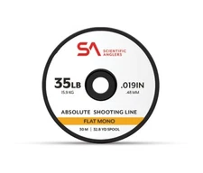 Scientific Anglers Absolute Flat Mono Shooting Line - 35lb Orange - 129572
