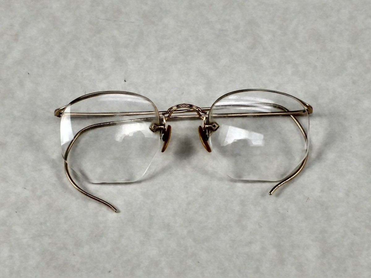 Vintage Silver Cat Eye Glasses 1/10 12K Gold Filled Frame American Optical American Optical Vintage Cat Eye 1/10 12K Gold Filled  main image 3