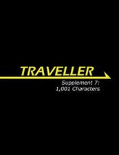 Traveller RPG: Supplement 7 - 1,001 Characters MGP3831 34.99 Value