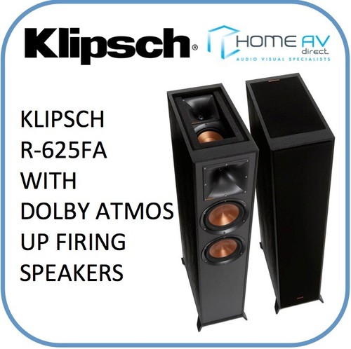 Klipsch R-625FA up firing Dolby Atmos 