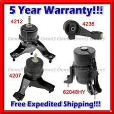 M886 Fits 2004-2006 Toyota Camry 3.0L Engine Motor & Transmission Mount Set 4pc