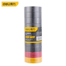 deli 0.13mm 18mm 10m Electrical Insulating Tape Mixed Color