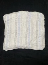 Aden & Anais Baby Blanket Arrows White Blue Gray Viscose Muslin Swaddle Lovey