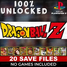 DRAGON BALL Z | PS2 MEMORY CARD SAVES | DBZ Budokai 123 Tenkaichi Super Cheats!