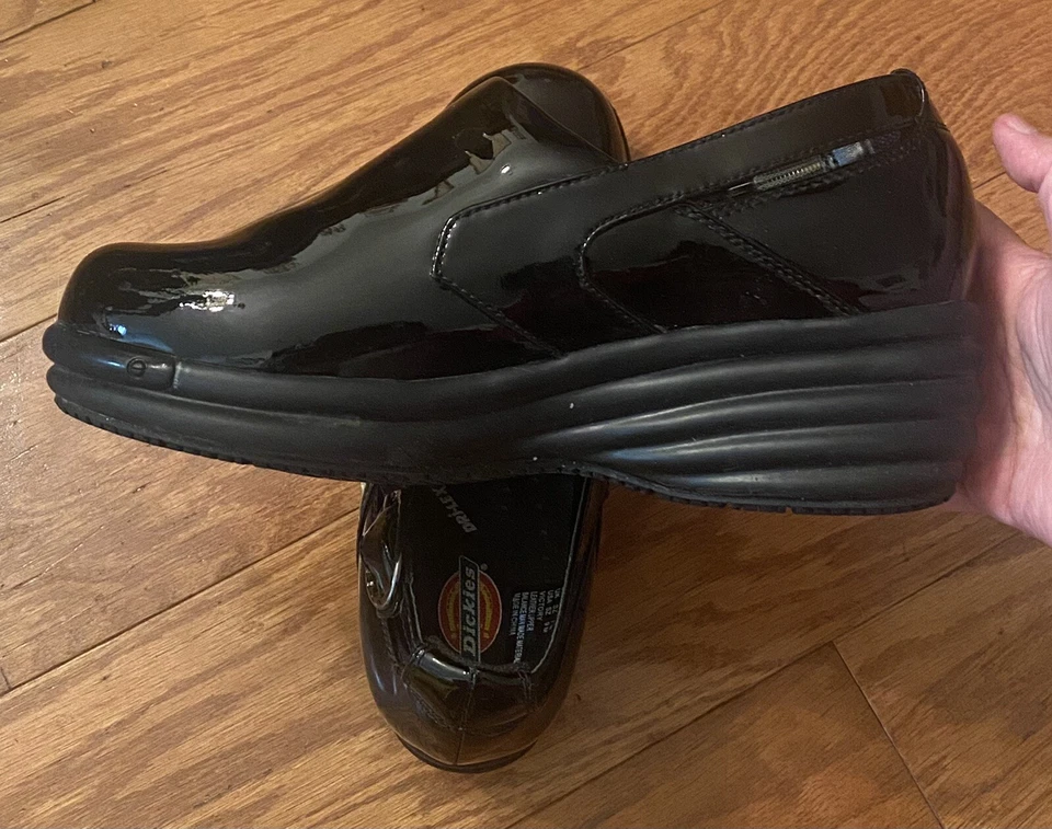 Zuecos/mulas profesionales Dickies Victory impermeables Dri-Lex negros. Talla 9M Foto 2 de 4