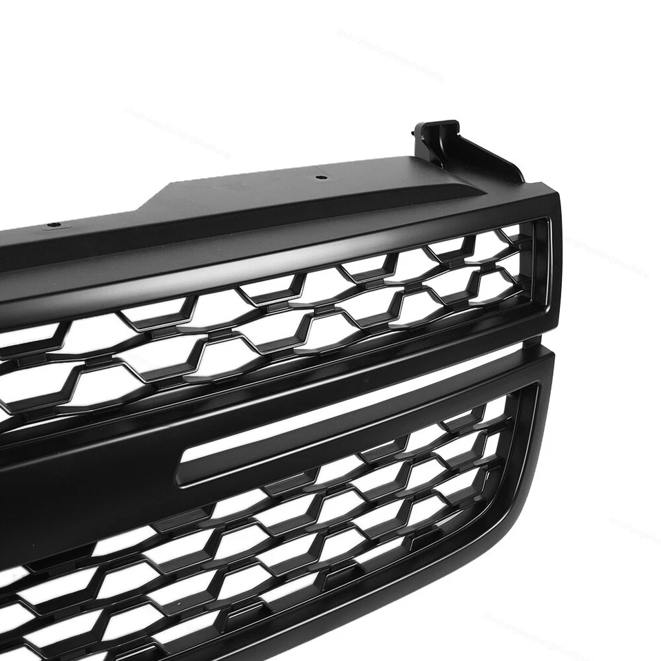 For 05-07 Chevy Silverado 1500 2500HD 3500 Front Upper Grille Replacement Black Foto 2 de 4