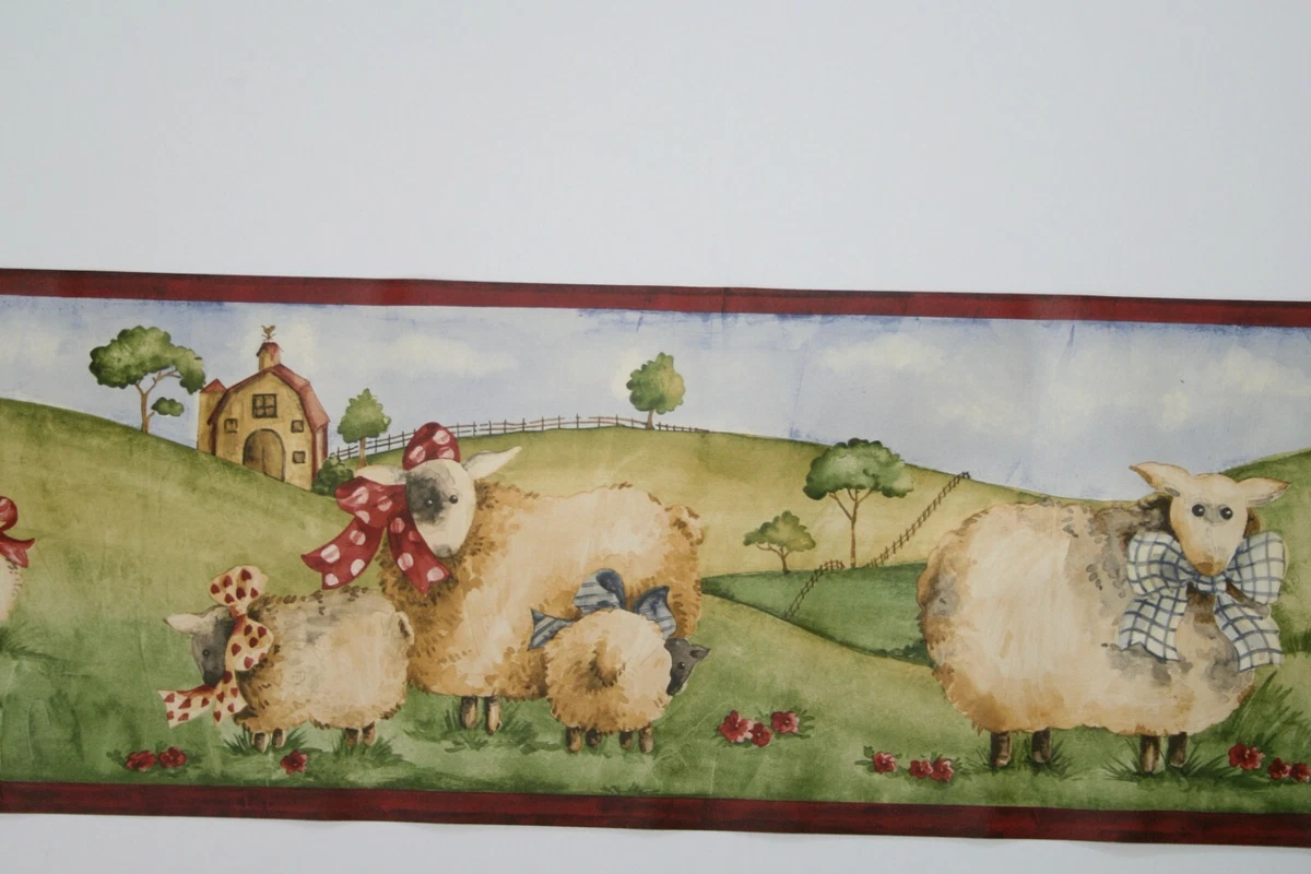 Farm Animals Wallpaper Border