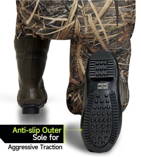 Men's Hunting / Fishing Waders | 1400G 3M™ Thinsulate | Sizes 7-13 - Picture 4 of 22