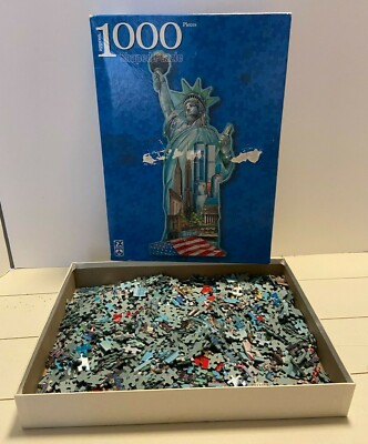 Statue Of Liberty 1000 Piece Shaped Jigsaw Puzzle FX Schmid USA | eBay