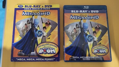 Megamind & The Button of Doom (Blu-ray + DVD, 2011, 2-Disc Set w