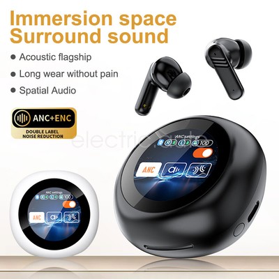 Bluetooth 5.4 Wireless Earbuds Touch Sceen HiFi Sound Quality TWS Earphone