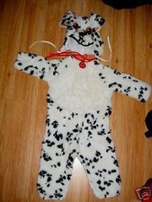 101 DISNEY FUR DALMATIAN'S DOG HALLOWEEN COSTUME 2-4